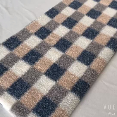 200gsm Sherpa impresso manta alinhou o poliéster 100% da tela do velo
