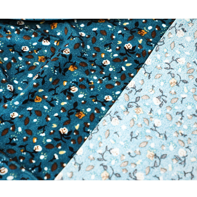 Tela coreana 150gsm 75D 72F de veludo da flor dos desenhos animados