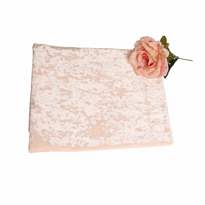 Tela cor-de-rosa 150D 288F 240gsm de veludo do poliéster do Spandex