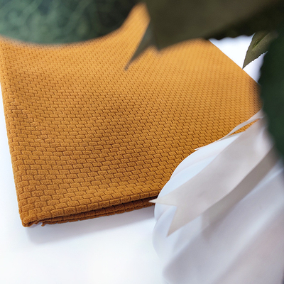 Poliéster 100% da tela do velo do jacquard 150gsm micro