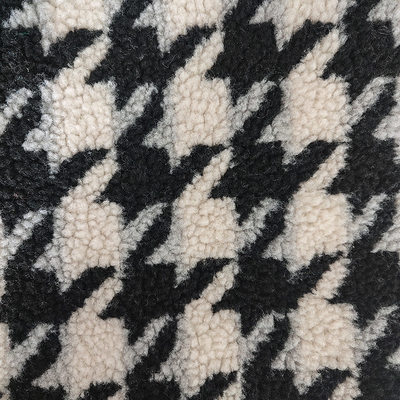 Vestuário Sherpa Velo 100% Poliéster Tecido Sherpa tingido 300 GSM
