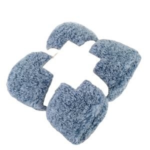 A malha amigável da pele macia feita sob encomenda imprimiu a tela reciclada 100% do velo de Sherpa do jacquard do poliéster