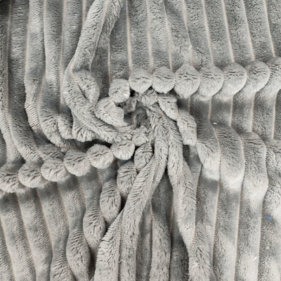 tela do velo da flanela do jacquard 150D feita malha em várias cores 270 G/M