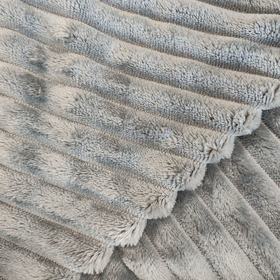 tela do velo da flanela do jacquard 150D feita malha em várias cores 270 G/M