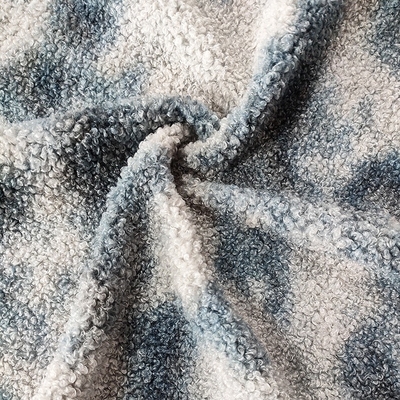 Laço macio super de Teddy Bear Sherpa Fleece Fabric 270gsm tingido para vestuários e brinquedos