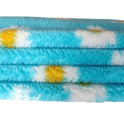 O girassol 370gsm imprimiu o velo de Sherpa para Pillowslip Sofa Cover Bag