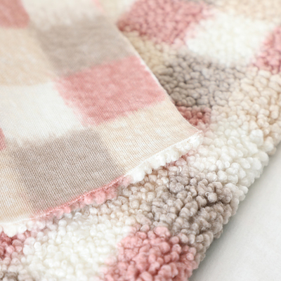 Sherpa impresso manta tosa a tela 300gsm para a bolsa de Hometextile de estofamento