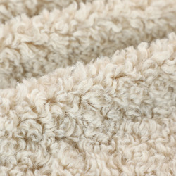 O falso Sherpa da cor sólida tosa o revestimento exterior de Teddy Bear 300gsm da tela morno