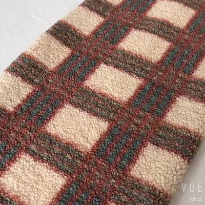 único poliéster 100% da tela de Brown Sherpa do lado 188F para o pulôver de matéria têxtil da casa de Pillowslip