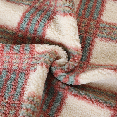 único poliéster 100% da tela de Brown Sherpa do lado 188F para o pulôver de matéria têxtil da casa de Pillowslip