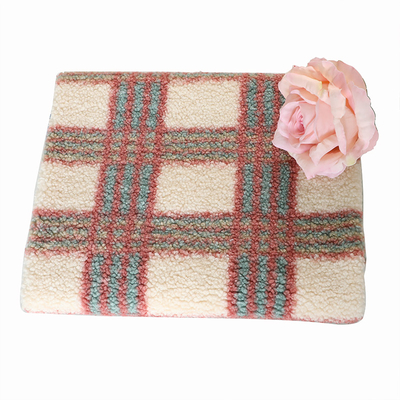 único poliéster 100% da tela de Brown Sherpa do lado 188F para o pulôver de matéria têxtil da casa de Pillowslip