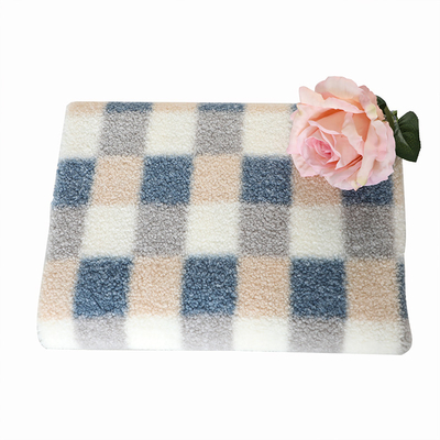 200gsm Sherpa impresso manta alinhou o poliéster 100% da tela do velo
