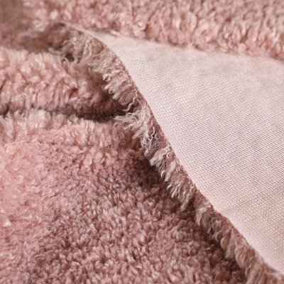 Tela 390gsm 188F 58" 60" de Teddy Bear Curly Sherpa Fleece