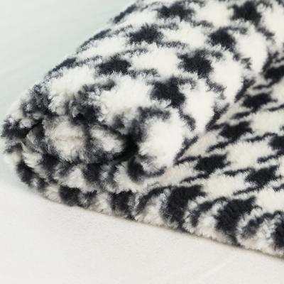 Sherpa modelado impresso tosa a tela 300gsm 150D para coberturas