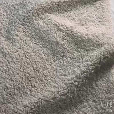 A tela lavável encaracolado contínua de Sherpa para o revestimento morno do inverno cobre o vestuário de Pillowslip