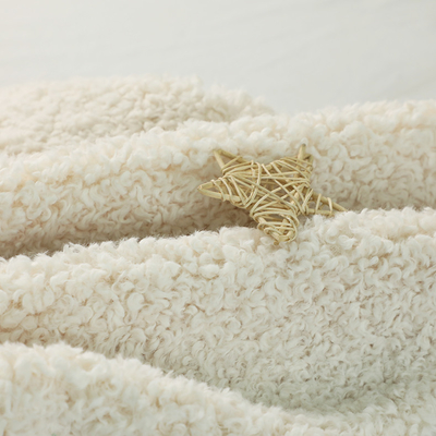 A tela lavável encaracolado contínua de Sherpa para o revestimento morno do inverno cobre o vestuário de Pillowslip