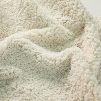 A tela lavável encaracolado contínua de Sherpa para o revestimento morno do inverno cobre o vestuário de Pillowslip