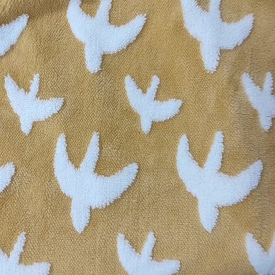 Jacquard Shu Velveteen Fabric 300gsm para a tela 100% do velo do luxuoso do poliéster de Sofa Cover do revestimento
