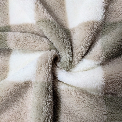 Poliéster 100% impresso manta de Shu Velveteen Fabric 280gsm