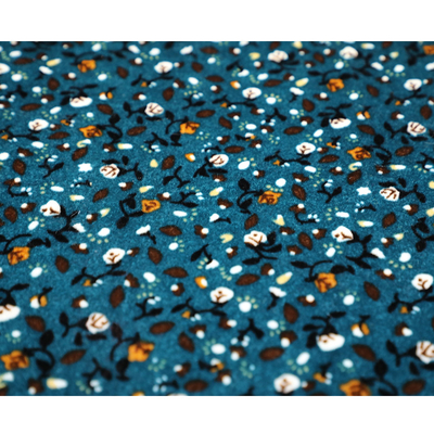 Tela coreana 150gsm 75D 72F de veludo da flor dos desenhos animados