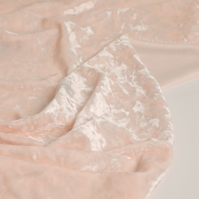 Tela cor-de-rosa 150D 288F 240gsm de veludo do poliéster do Spandex