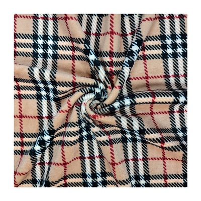 Spandex macio super do poliéster da tela 288F da flanela 240gsm para sapatas Sofa Cover