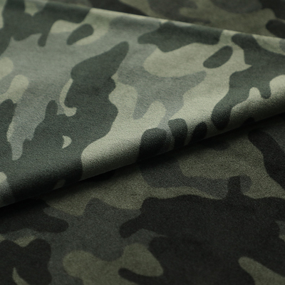 A camuflagem imprimiu a única tela macia super lateral 250gsm 288F