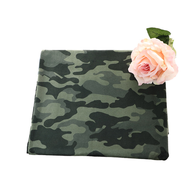 A camuflagem imprimiu a única tela macia super lateral 250gsm 288F