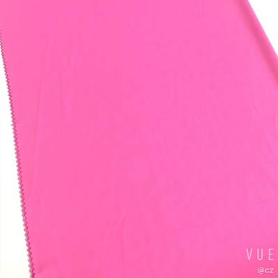 Planície cor-de-rosa do tecido de algodão 100gsm da malha da camisa de T única