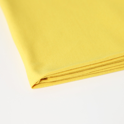 O algodão fez malha a única tela 100gsm do jérsei para a camisa ensaca o alinhamento
