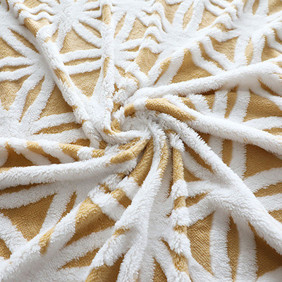 Jacquard Shu Velveteen Fabric 280gsm do girassol para a cobertura Pillowslip de matéria têxtil da casa