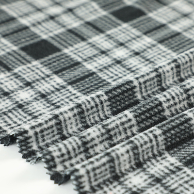 Manta 100% Cationic da tela do velo do poliéster a micro imprimiu polar para Sofa Pillowslip Blankets