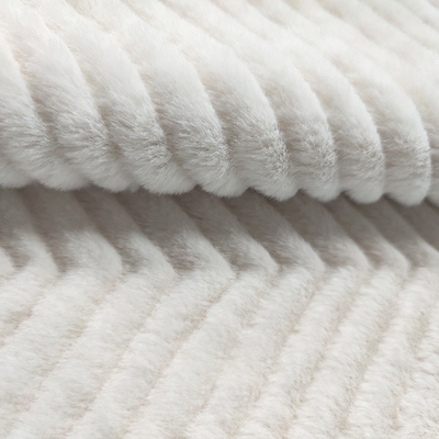A tela contínua concisa da pele do falso de Sherpa gravou o coelho para Sofa Cover