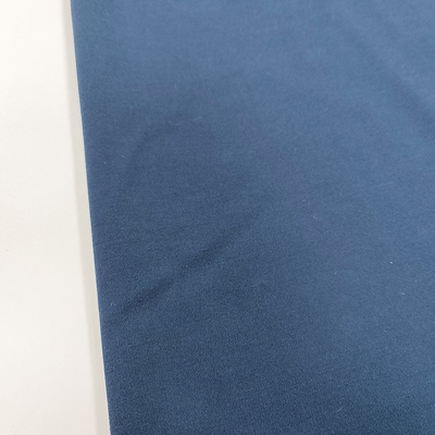 Cor sólida 100% da tela 250gsm do bloqueio do algodão para o Sportswear da roupa