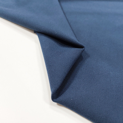 Cor sólida 100% da tela 250gsm do bloqueio do algodão para o Sportswear da roupa