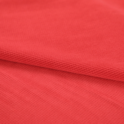 Material polar da tela do velo do jacquard vermelho para a barraca das sapatas