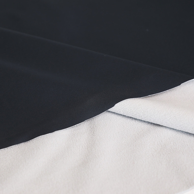Velo polar do micro preto e branco ligado do jacquard da tela de matéria têxtil 288F da casa